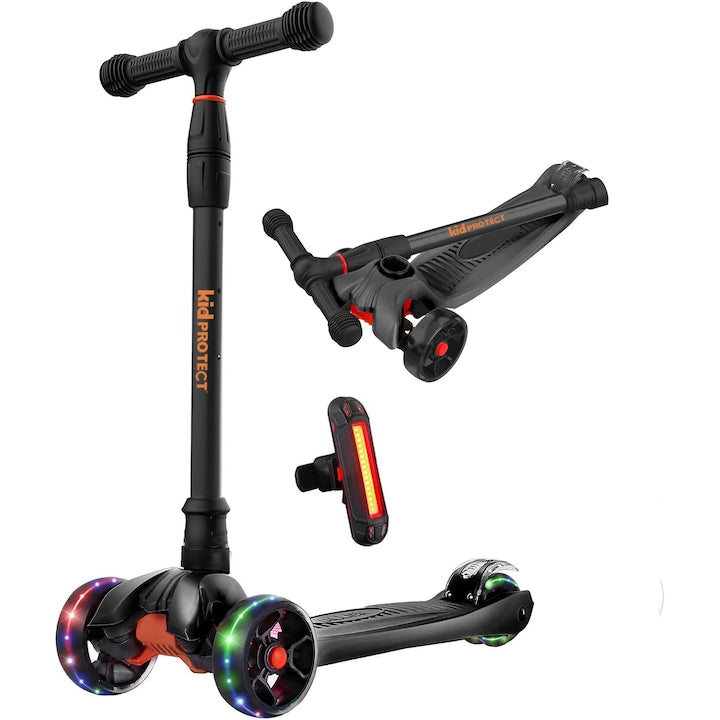 Trotineta Copii KidProtect KidGlider, Negru Trotineta Copii KidProtect KidGlider, Negru